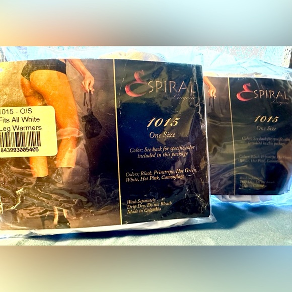 Spiral Lingerie White Leg Warmers White - Picture 4 of 4